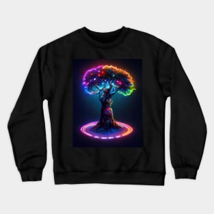 Cosmos Wishing Tree of Life and Dreams Crewneck Sweatshirt